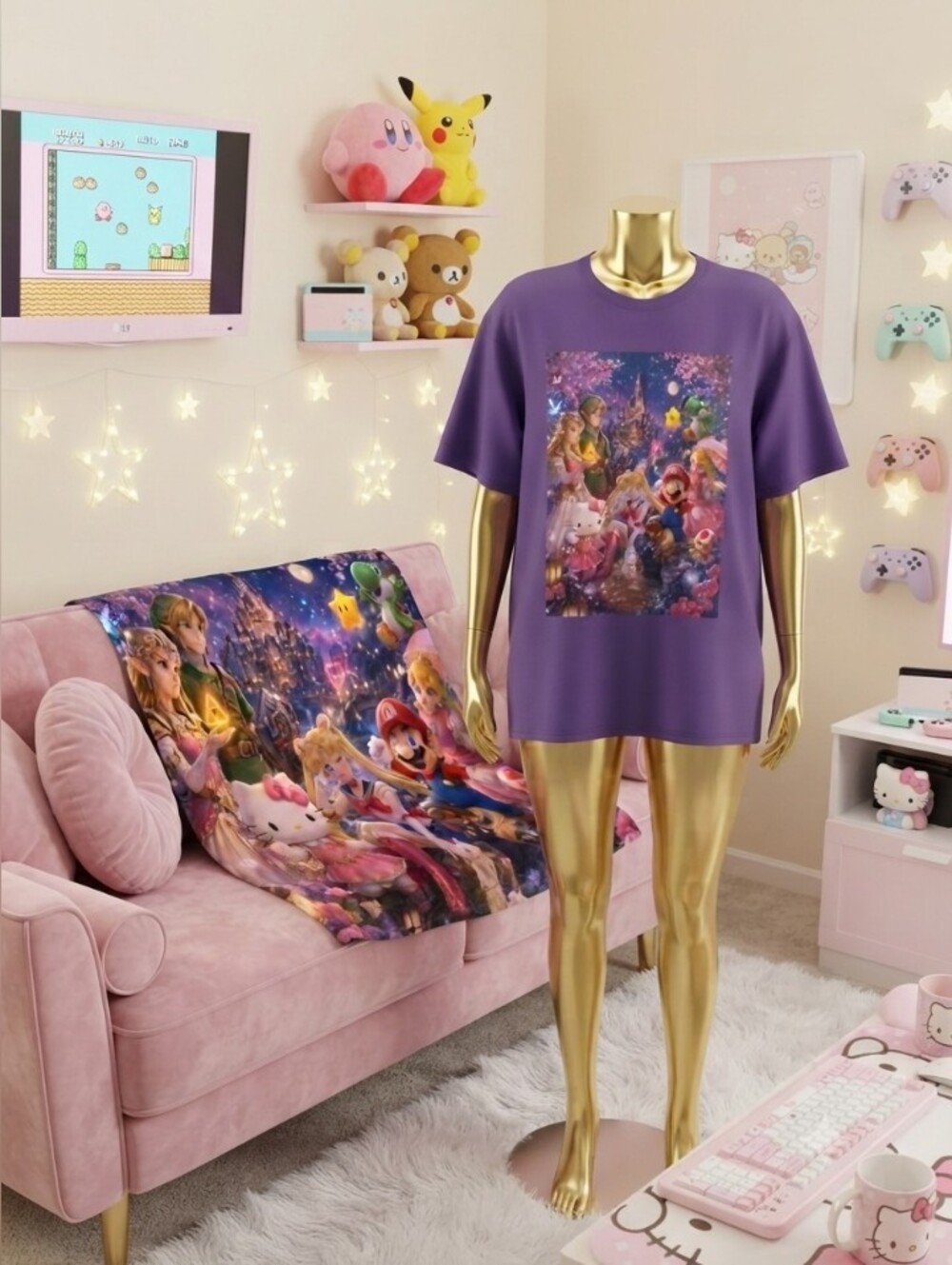 LIMITED EDITION 1 Only Amazing Gamer T Shirt & Blanket!! 😍💜 🤯